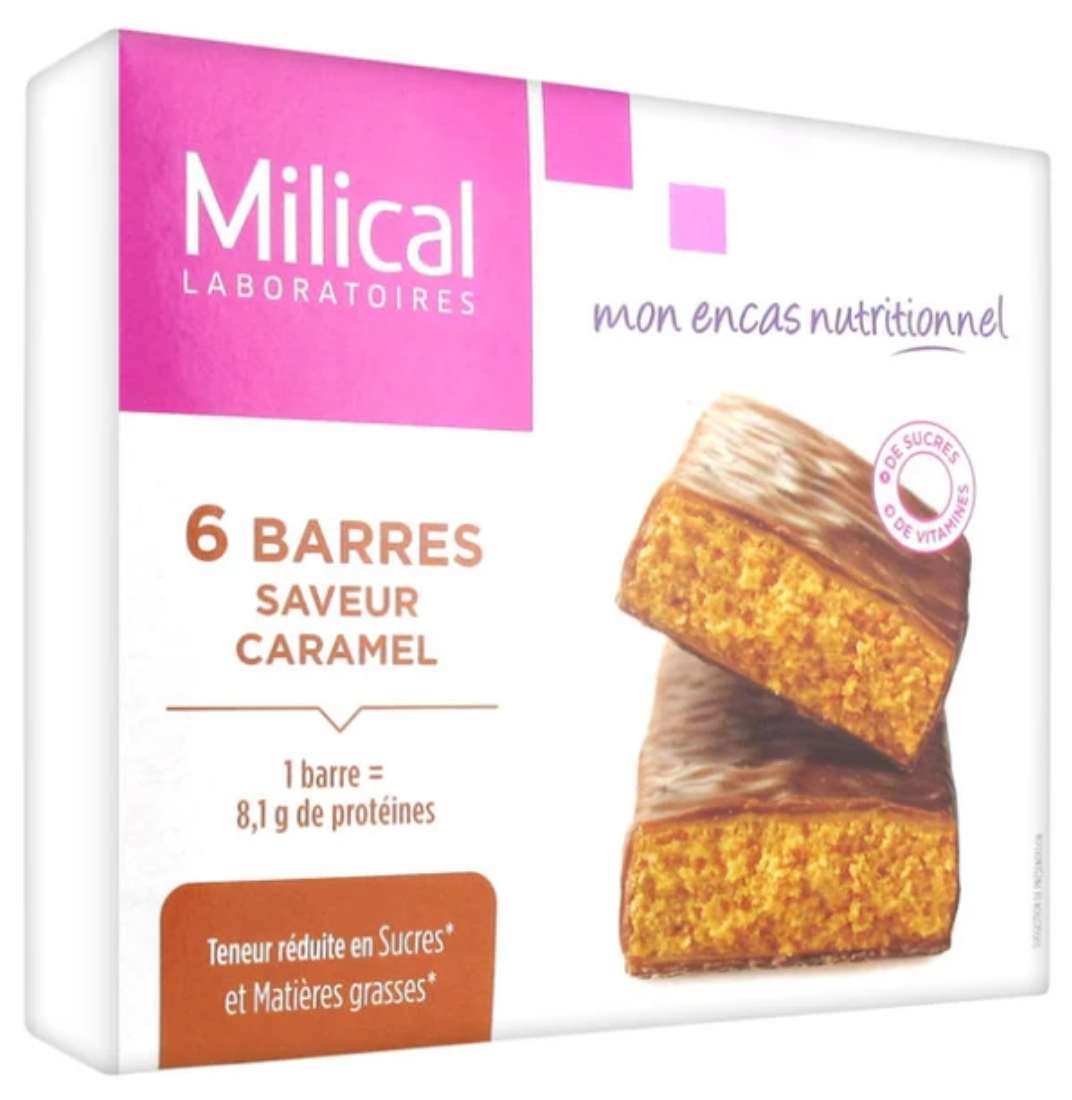 Milical Thinness Bar 減肥代餐低熱量高蛋白棒 焦糖