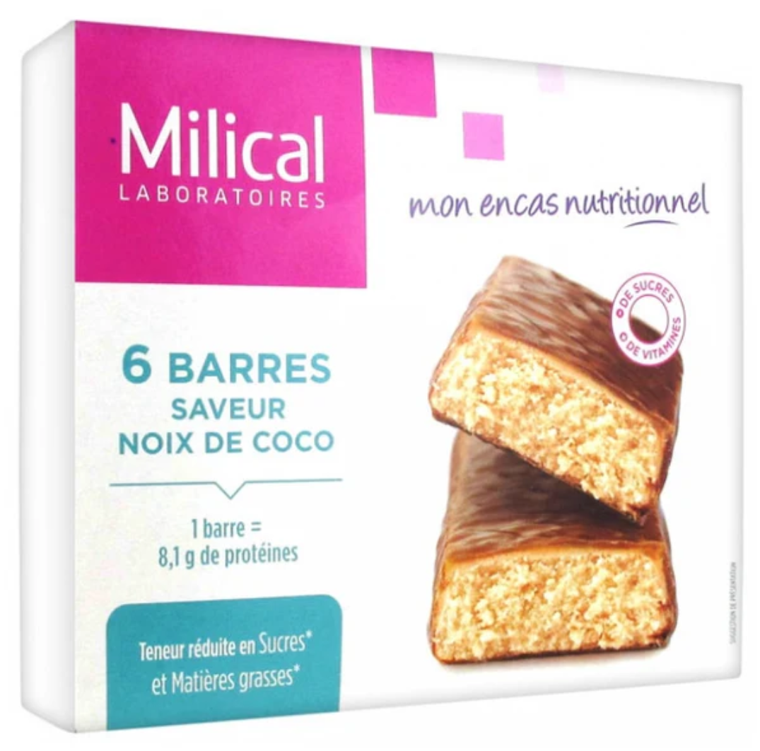 Milical Thinness Bar 減肥代餐低熱量高蛋白棒 椰子