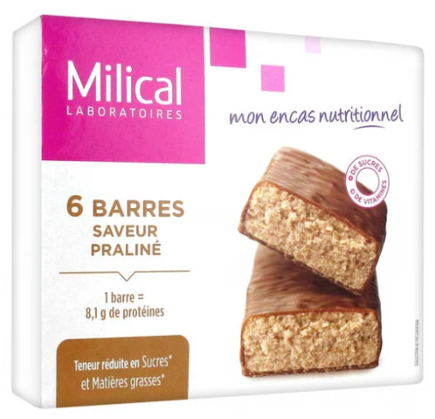 Milical Thinness Bar 減肥代餐低熱量高蛋白棒 果仁