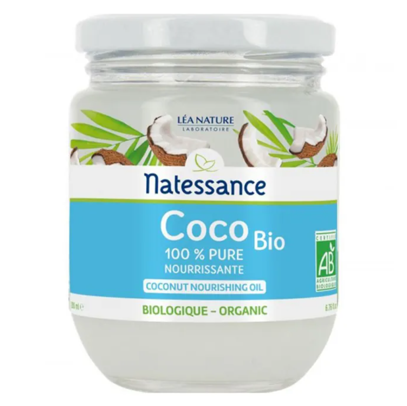 Natessance Huile de Coco Bio 有機初榨椰子油 200 ml