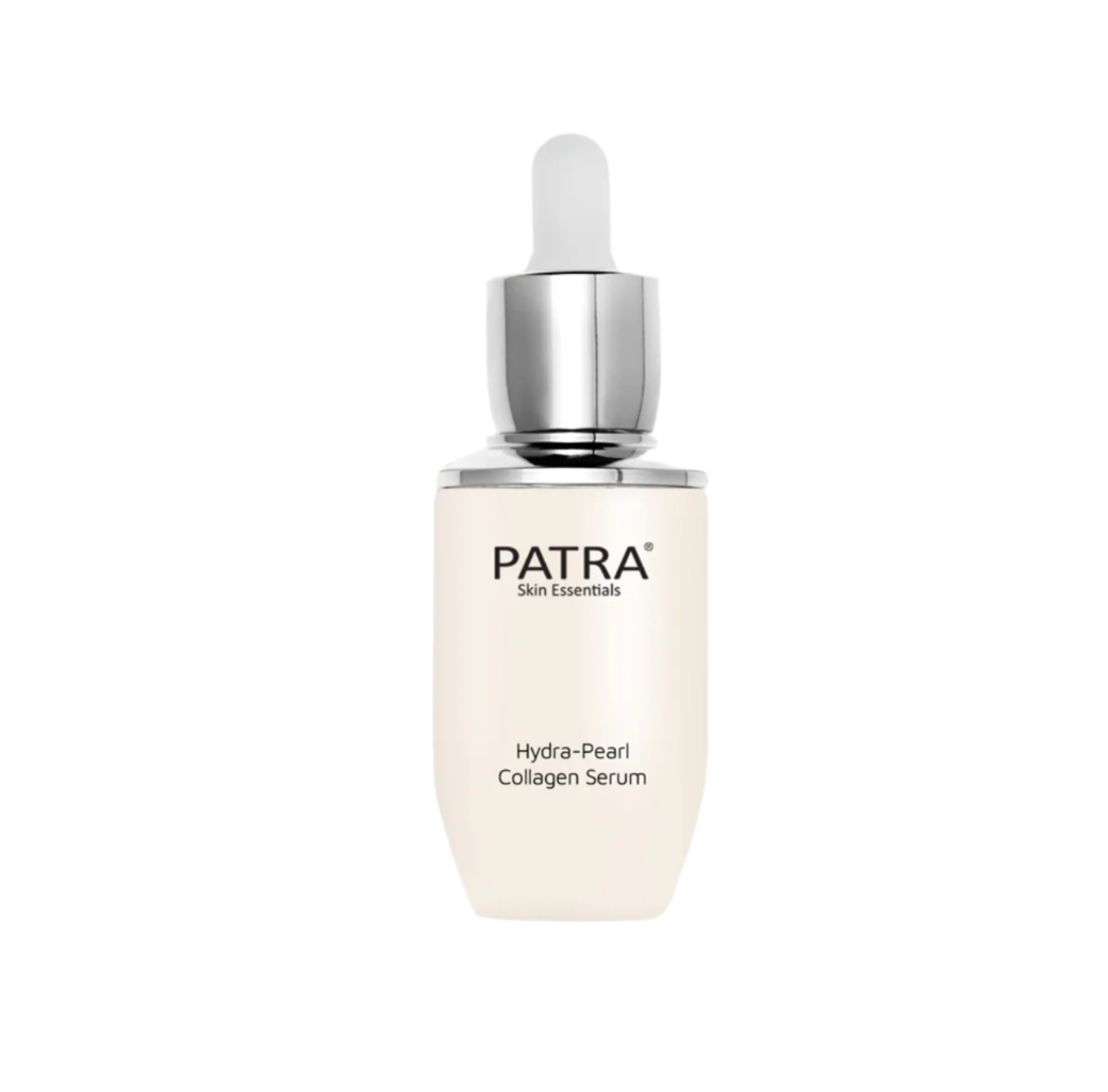 Patra Skin Essentials Hydra-Pearl Collagen Serum bottle on a white background PATRA® 水活珍珠膠原保濕精華 Hydra-Pearl Collagen Serum 30ml