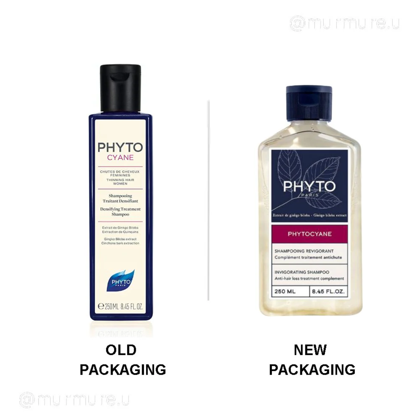 PHYTO PHYTOCYANE SHAMPOOING 250 ML 悅活秀髮洗髮露 適合反應性脫髮