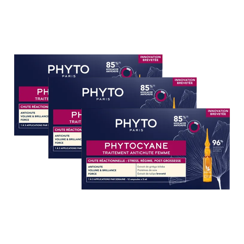 PHYTO PHYTOCYANE 防脫生髮精華 適合反應性脫髮 (因壓力、過度疲倦、減肥節食、產後，或季節性等問題)