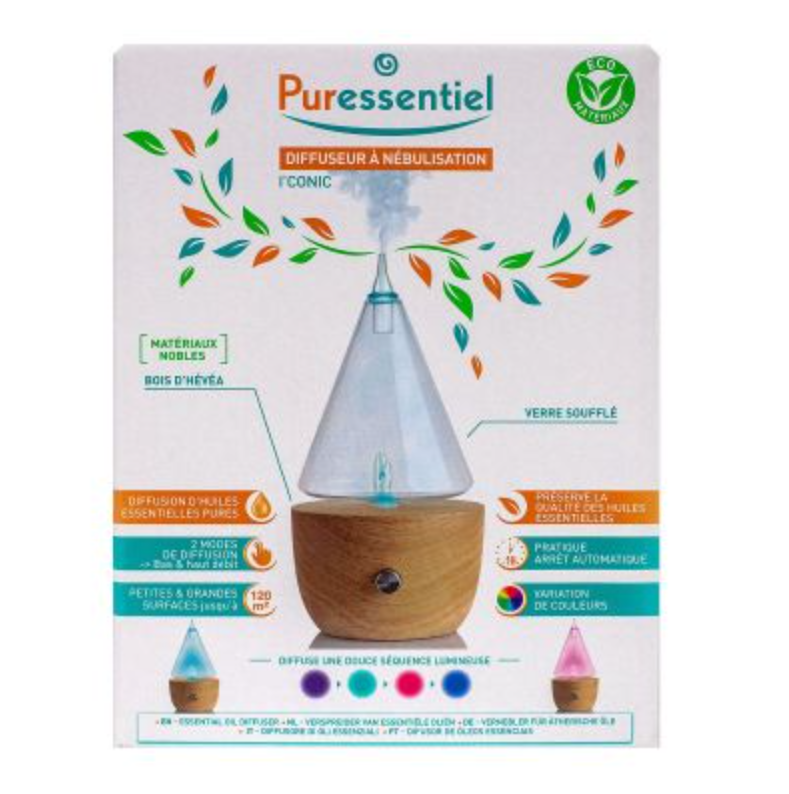 Puressentiel I'Conic Nebulizing Diffuser 精油霧化香薰機 外包裝圖