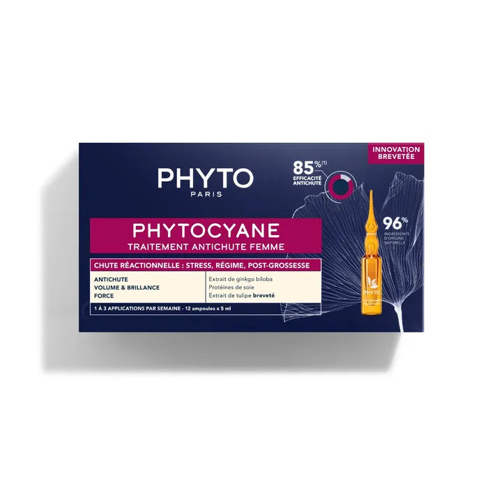 PHYTO PHYTOCYANE 防脫生髮精華 適合反應性脫髮 (因壓力、過度疲倦、減肥節食、產後，或季節性等問題)