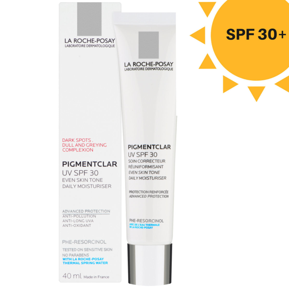 La Roche-Posay Pigmentclar UV SPF30 40 ml 美白防曬乳