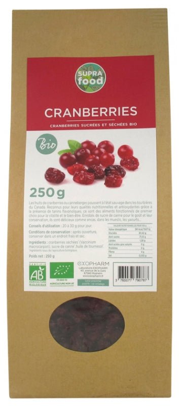 CRANBERRIES 法國有機小紅莓蔓越莓優質AB有機農產品認證