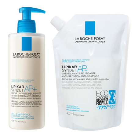 La Roche Posay Lipikar Syndet AP+ 全效抗敏修護沐浴乳 (止痕配方) 400ml