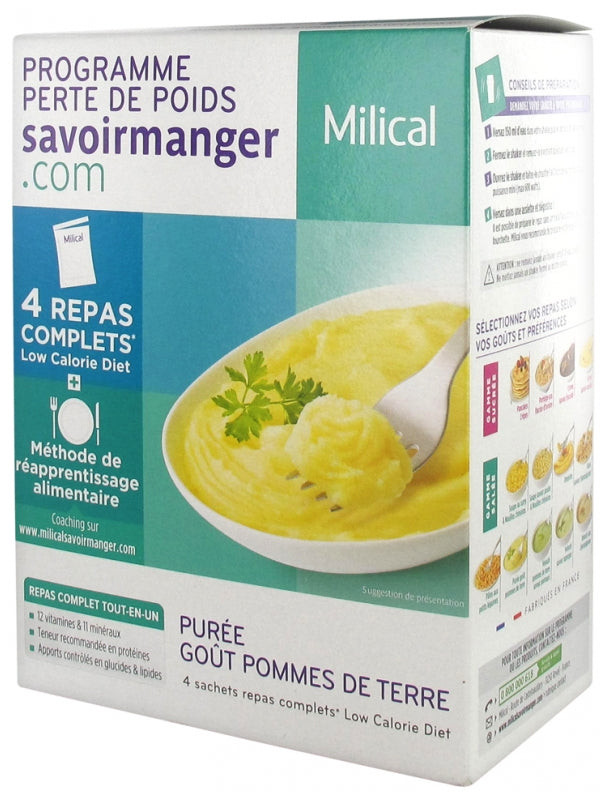 Milical Potatoes 減肥代餐低熱量 薯仔 土豆泥 4包裝