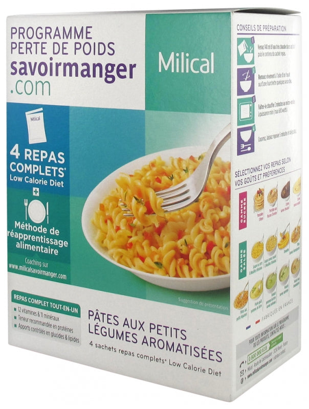 Milical Pasta 減肥代餐低熱量義大利 4包裝