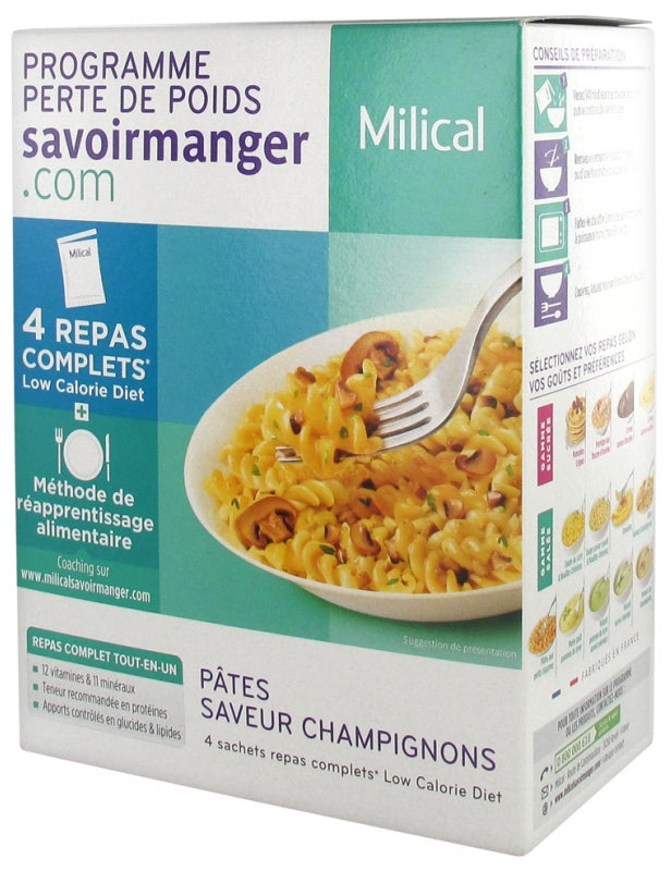 Milical Pasta 減肥代餐低熱量義大利 4包裝