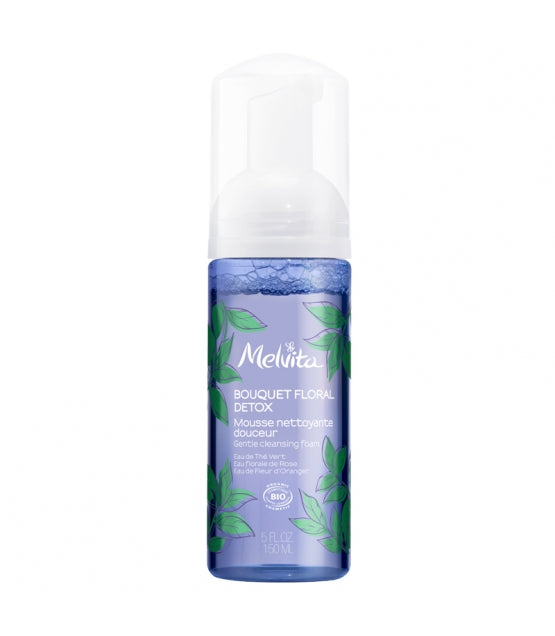 Melvita花束排毒有機花粹排毒溫和清潔泡沫