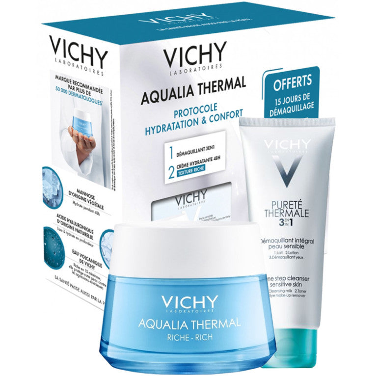 Vichy Aqualia Thermal Rich Moisturizing Cream 50 ml 溫泉礦物活力保濕滋潤乳霜